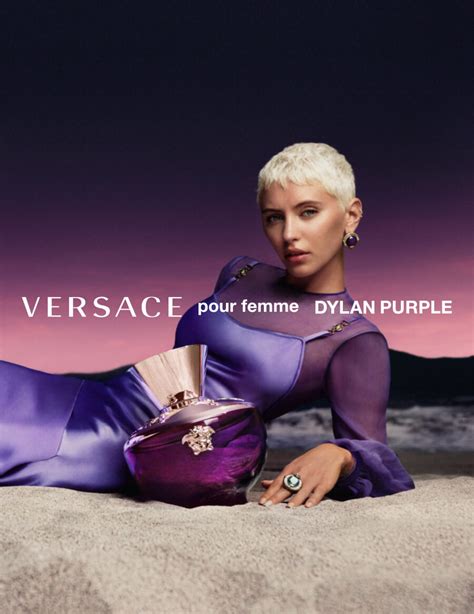 versace perfume advertisement|dylan purple advert girl.